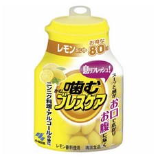 씹어먹는 브레스케어 레몬민트 80알 구취제거, 1개