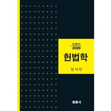 헌법학(2020), 법문사