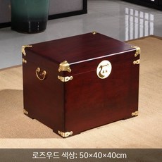 엔틱 목기함 원목 수납함 목공예 전통 고가구 정리함, 1개