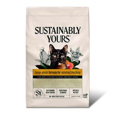 써스테이너블 유어스 핑크 믹스(굵은 입자 + 가는 입자) 5.9kg 3개세트 17.7kg 카사바 고양이 모래 친환경 3개