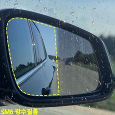 [호호아저씨] (사이드미러방수필름 SM6 사이드미러 방수필름 맞춤제작)_999EA, 호호아저씨 바겐방수필름_147