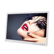 디지털앨범인치 디지털 사진 프레임 전자 앨범 터치 스크린 LCD 패널 1440x900 비디오 MP3 플레이어 달력, 02 white_03 UK plug