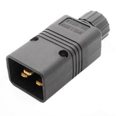 UPS 전원 IEC 남성 C20 플러그 전원 코드 케이블 플러그 유용한 16A/250V, 하나, 검은 색, 1개