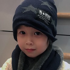 루나버블 스타 비니 넥워머 세트 6color 아동 유아 남아 여아 키즈 초등 겨울 방한 털 모자 스카프 목도리