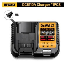 Dewalt 충전식 리튬 배터리 20V 충전기 Dewalt DCB206 DCB205 DCB200 전동 공구 배터리 6.0Ah, 07 dewalt charger X1 US