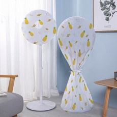 PEVA 선풍기 히터 커버 선풍기 히터 덮개, 원형(50cm), 개구리