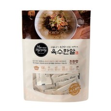 해통령 육수한알 진한맛 자연조미료 휴대용 멸치국물, 100g, 1개