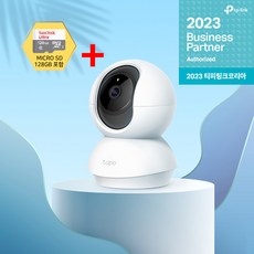 tapotc70 티피링크 Tapo TC70 무선 CCTV 1080P Wi-Fi 360도 맘캠 홈캠 펫캠 CCTV / 공식 판매점 TC70 + 128GB