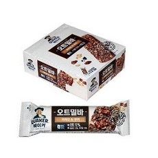 롯데제과 퀘이커 오트밀바 카카오 앤드 쿠키, 24개, 35g