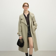 WEDNESDAY DELIGHT WD Design stand collar trench coat
