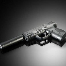 에어 소프트 핸드건 MP9C Silencer 비비탄 소음기 권총