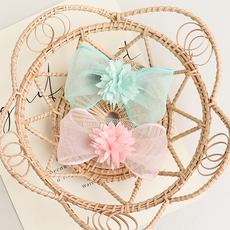 망사머리삔코사지