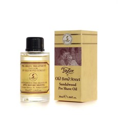 테일러 오브 올드 본드 스트리트 샌달우드 프리-쉐이브 오일 쉐이빙폼 면도크림 30ml, 1개
