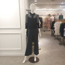 레니본 레이스블라우스_WBA58S4