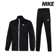 NIKE 나이키 NSW 클래식 에센셜 폴리니트 베이직 트랙수트 세트 (BV3034-010) 스포츠 상하의