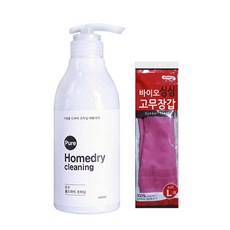 순수 홈드라이크리닝 세제 450ml 고무장갑 증정 중성세제 울세제 액체세제, 1개