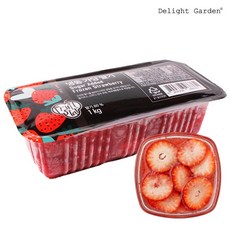 딜라잇가든 [딜라잇가든]냉동 가당딸기 1kg, 단품없음