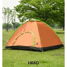 헤이릴렉스캄다운 이지팝업텐트 HRXDET1S, neon orange, 2인용