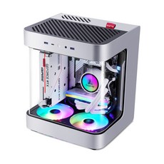 세고텝슬라스 MINI ITX 게이밍 PC 케이스 GPU 수직설치 2120mm 팬 포함, 1개