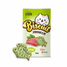 너를위한디저트 고양이 캣닢 비스켓, 참치맛, 100g, 1개