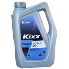 KIXX/투반HD5 90/GL-5/고속고부하 자동차 기어오일/4리터, Geartec GL-5 90(4리터), 1개