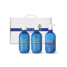 히말라야 모링가 3종 헤어선물세트 (샴푸 500ml 2개+트리트먼트 500ml 1개)