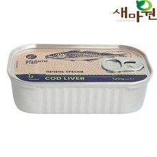새마원 아이슬란드 대구간 99% 통조림 120g 바다의 푸아그라, 1개