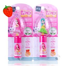시크릿쥬쥬 립케어(피규어형) 유아립케어, 딸기향, 1개