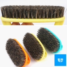 구두솔 돈모 브러쉬 구두닦기 구두닦이, 2개, 랜덤 색상