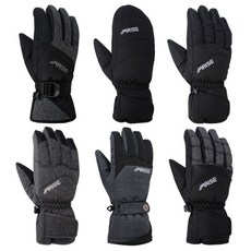 어라이즈 WG009 성인 주니어 방수소재내장 스키 보드 장갑 모음 택1, AWGA022BK 블랙L