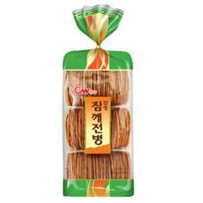 청우식품 참깨전병, 350g, 2개