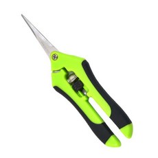 금속 원예 가위 전정 핸드 커터 과일 따기 잡초 가정용 화분 정원 분재 가위 1PC, 01 Straight green