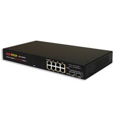 솔텍 8포트 2SFP POE 광 스위칭...