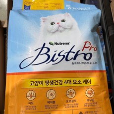 뉴트리나 비스트로 Pro 고양이 사료 6kg 300gx20봉 7584EA, 본상품선택