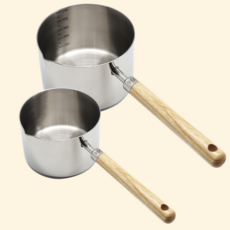 304 스텐 계량국자 조리 가정용 캠핑용 조리기구, 300ml, 1개