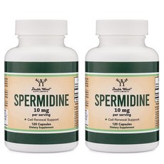 (묶음) 더블우드 스퍼미딘 10mg 120캡슐 2통 Double Wood Spermidine, 120정, 2개