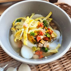 [담무] 강아지 떡국 밀키트(1견분) 애견 수제간식 보양식 영양식 노령견 명절 생일 설날, 단품