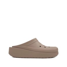 크록스 blunt-toe platform clogs