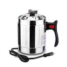 차량용 커피포트 라면 포트 카 1000ml 전기 분유, 1000ml - 12V/220V