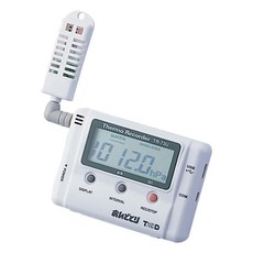 티앤데이 데이터 로거(온도토리・기압 측정 타입) TR-73U 1대 1-9822-01, 1개, 상세페이지 참조