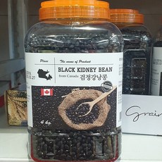 캐나다산 검정 강낭콩 4kg, 1개