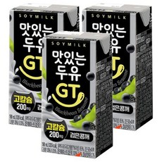 남양 남양유업 맛있는두유 GT 검은콩깨 190ml x 48팩, 48개