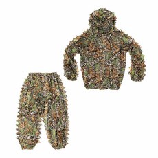 JC Ghillie 정장 Hide Outwear-후드 재킷 바지-야생 동물 사진