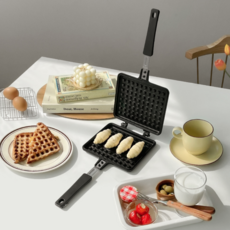 국내생산 더 커진 IH 인덕션 가스 겸용 와플팬 크로플팬