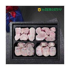 [농협횡성한우] 효도보신세트 7호/사골2팩+우족2팩/팩당700g/총2.8kg, 1개, 상세 설명 참조