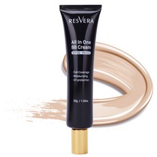 [한정특가] 아요델 루비크라운 레스베라 올인원 비비크림 30g 보습썬케어 spf50+ 밝은베이지, 1개