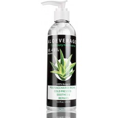 유기농 알로에 베라잎 젤 250ml- 얼굴 및 바디용 100% 순정 알로에잎 젤 리페어 수딩 &amp; 쿨링 수분젤 - 신선한 알로에 식물, 1
