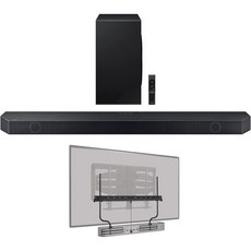 정품 삼성 SAMSUNG HW-Q990C 11.1.4ch 사운드바 후면 스피커 및 Dolby Atmos Sanus SASB1-B1 사운드바 마운트; 최대 20LBS 보유(년), Q900C