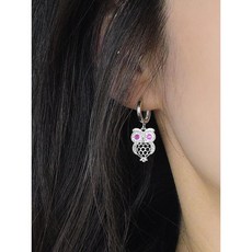 24k부엉이귀걸이