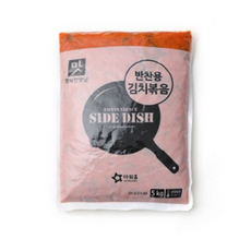행복한맛남 반찬용김치볶음 5kg 냉장 아워홈, 2개